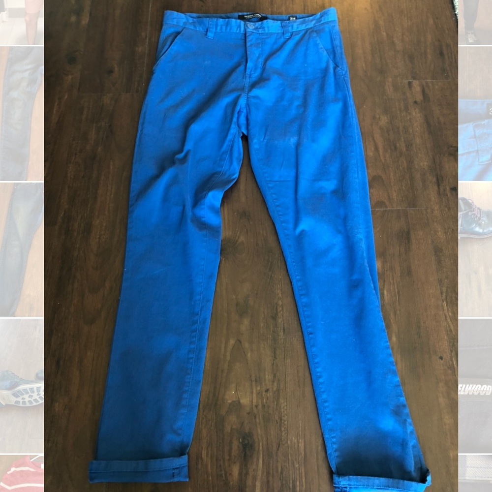 Blue Chinos Skinny